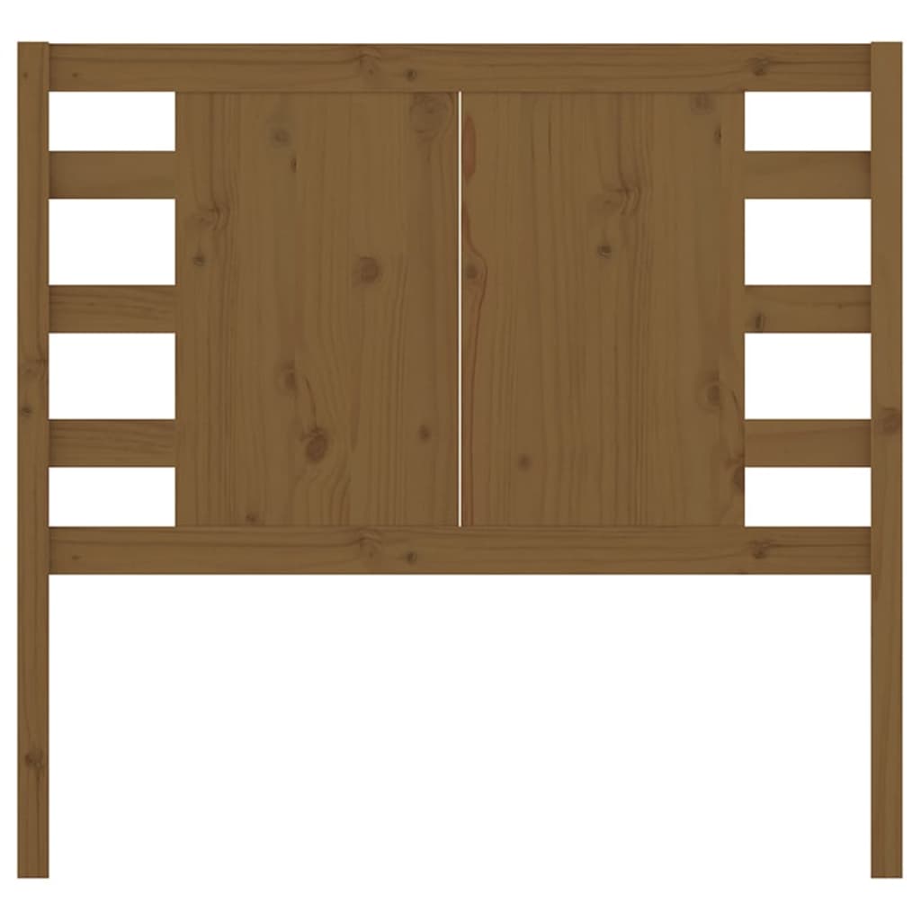 Hoofdbord 06X4X00 Cm Massief Grenenhout 106 x 100 cm Honingbruin