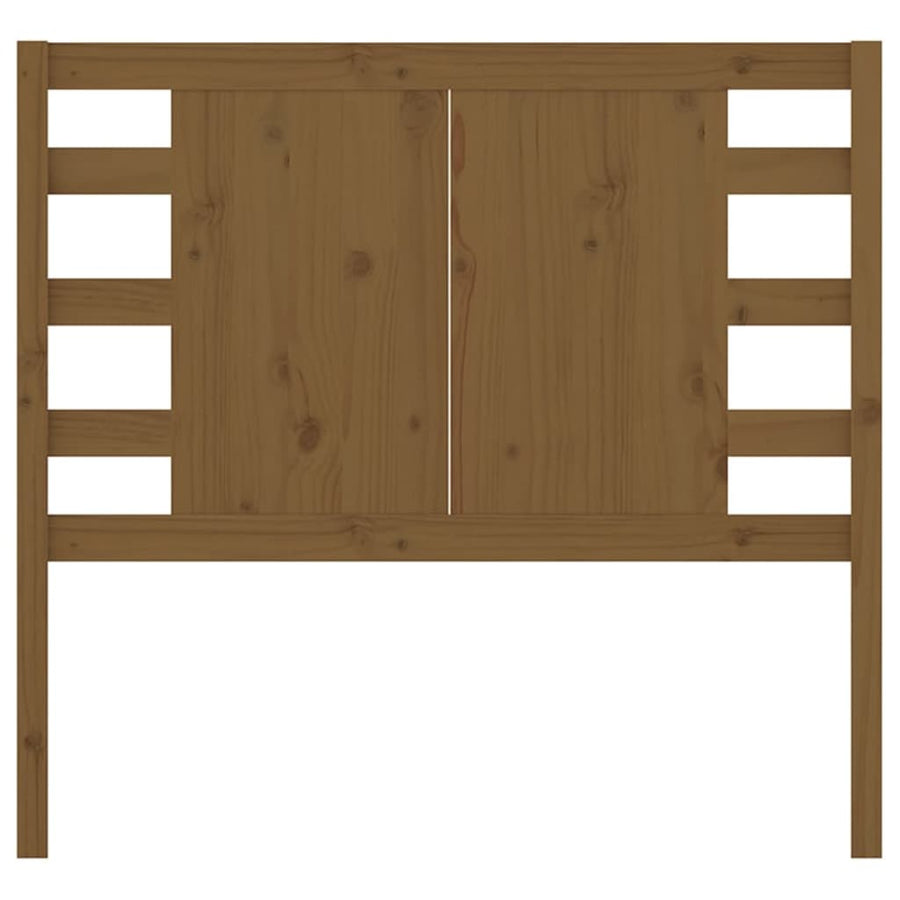 Hoofdbord 06X4X00 Cm Massief Grenenhout 106 x 100 cm Honingbruin