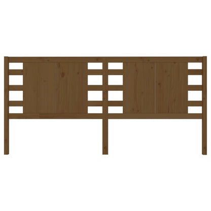 Hoofdbord 26X4X00 Cm Massief Grenenhout 126 x 100 cm Honingbruin
