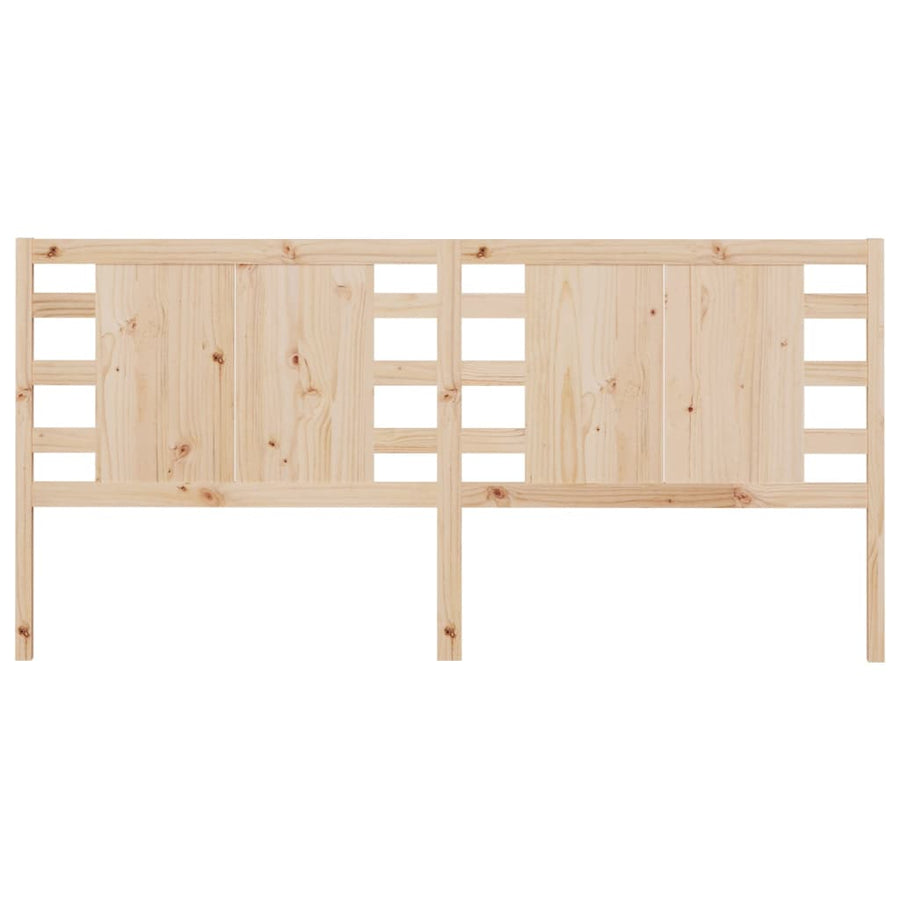 Hoofdbord 4X4X00 Cm Massief Grenenhout 141 x 100 cm Naturel