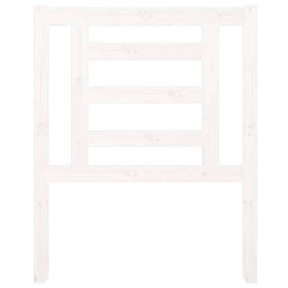 Hoofdbord 81X4X100 Cm Massief Grenenhout Wit
