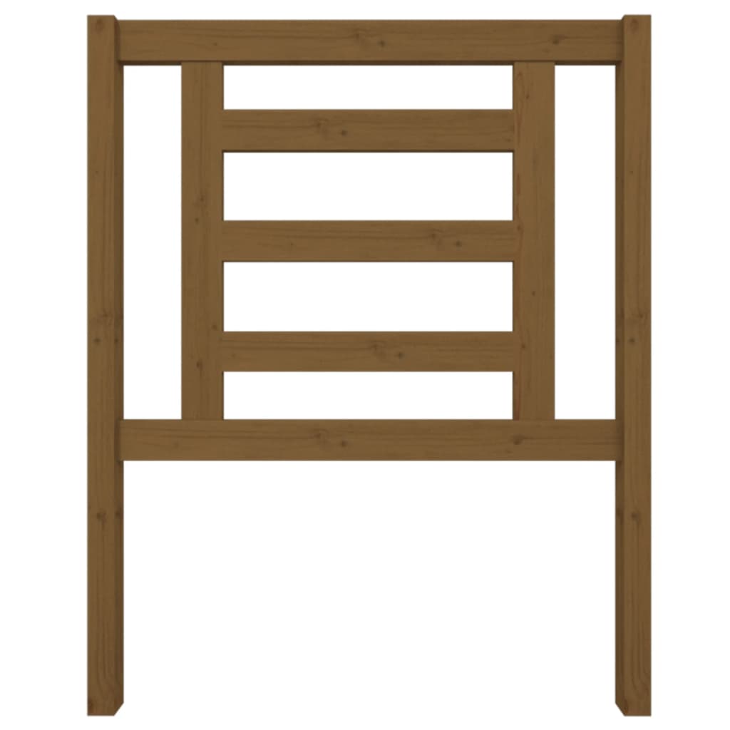Hoofdbord 81X4X100 Cm Massief Grenenhout Honingbruin