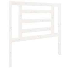 Hoofdbord 96X4X100 Cm Massief Grenenhout Wit