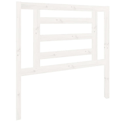 Hoofdbord 96X4X100 Cm Massief Grenenhout Wit