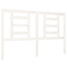 Hoofdbord 126X4X100 Cm Massief Grenenhout Wit