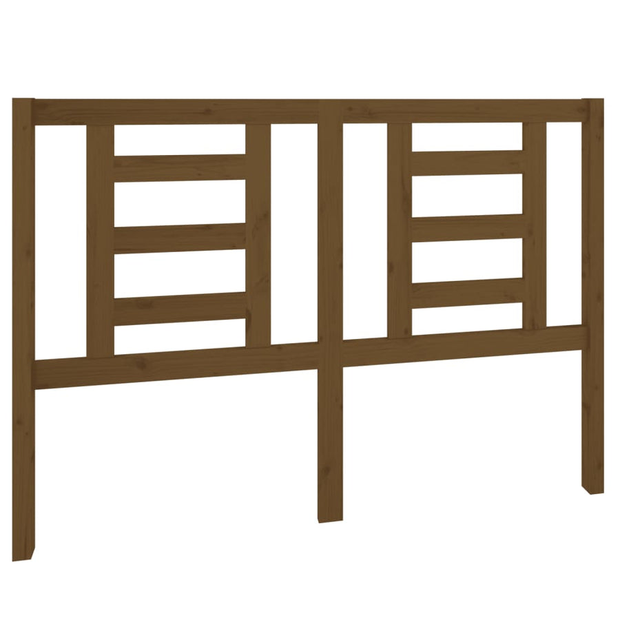 Hoofdbord 141X4X100 Cm Massief Grenenhout Honingbruin