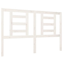 Hoofdbord 146X4X100 Cm Massief Grenenhout Wit