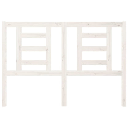 Hoofdbord 146X4X100 Cm Massief Grenenhout Wit