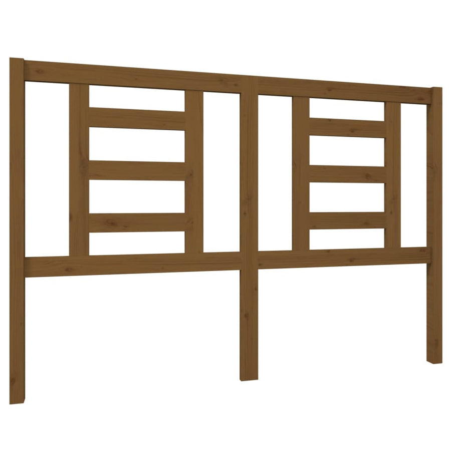Hoofdbord 146X4X100 Cm Massief Grenenhout Honingbruin