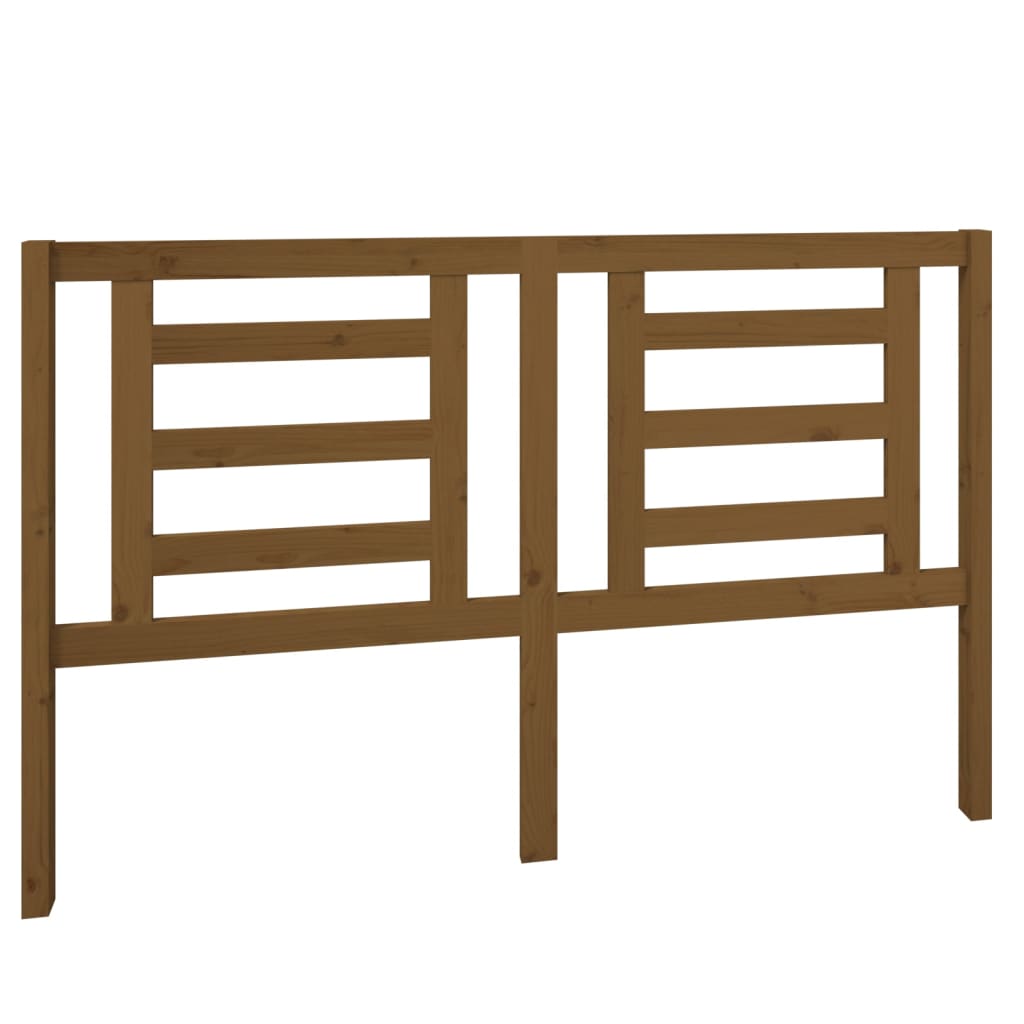 Hoofdbord 156X4X100 Cm Massief Grenenhout Honingbruin