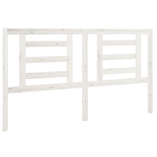 Hoofdbord 166X4X100 Cm Massief Grenenhout Wit