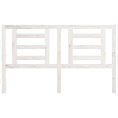 Hoofdbord 166X4X100 Cm Massief Grenenhout Wit