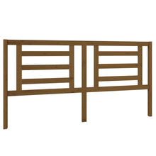Hoofdbord 186X4X100 Cm Massief Grenenhout Honingbruin