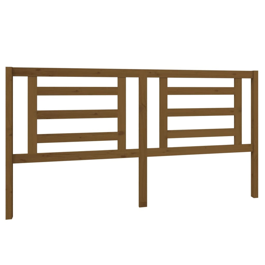 Hoofdbord 186X4X100 Cm Massief Grenenhout Honingbruin
