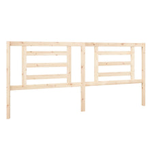 Hoofdbord 206X4X100 Cm Massief Grenenhout