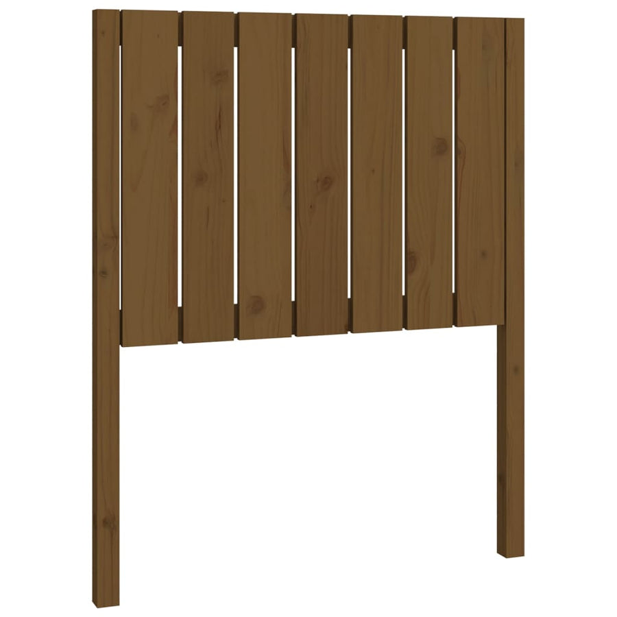 Hoofdbord 80,5X4X00 Cm Massief Grenenhout 80.5 x 100 cm Honingbruin