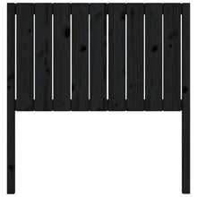 Hoofdbord 95,5X4X00 Cm Massief Grenenhout 95.5 x 100 cm Zwart