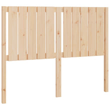 Hoofdbord 25,5X4X00 Cm Massief Grenenhout 125.5 x 100 cm Naturel
