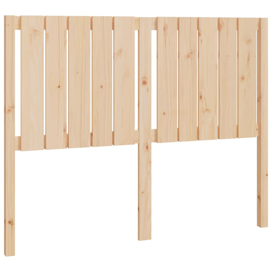 Hoofdbord 25,5X4X00 Cm Massief Grenenhout 125.5 x 100 cm Naturel