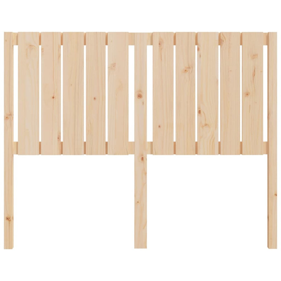 Hoofdbord 25,5X4X00 Cm Massief Grenenhout 125.5 x 100 cm Naturel