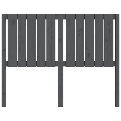 Hoofdbord 25,5X4X00 Cm Massief Grenenhout 125.5 x 100 cm Grijs