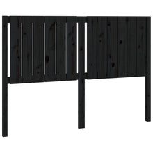 Hoofdbord 45,5X4X00 Cm Massief Grenenhout 145.5 x 100 cm Zwart
