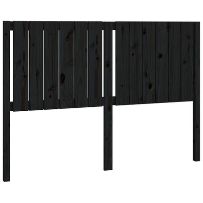 Hoofdbord 45,5X4X00 Cm Massief Grenenhout 145.5 x 100 cm Zwart