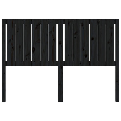 Hoofdbord 45,5X4X00 Cm Massief Grenenhout 145.5 x 100 cm Zwart