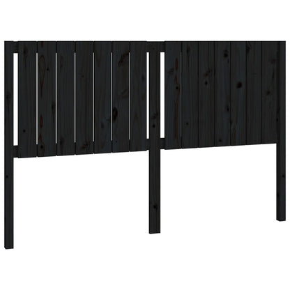 Hoofdbord 65,5X4X00 Cm Massief Grenenhout 165.5 x 100 cm Zwart