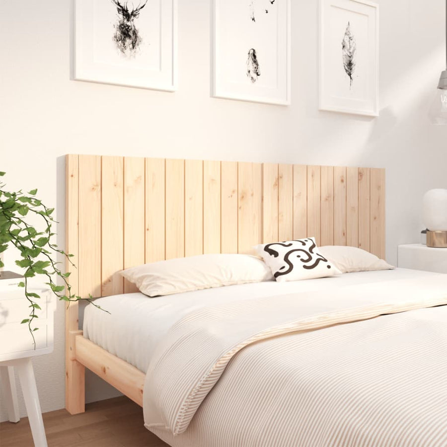 Hoofdbord 85,5X4X00 Cm Massief Grenenhout 185.5 x 100 cm Naturel