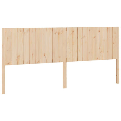 Hoofdbord 205,5X4X00 Cm Massief Grenenhout 1 205.5 x 100 cm Naturel