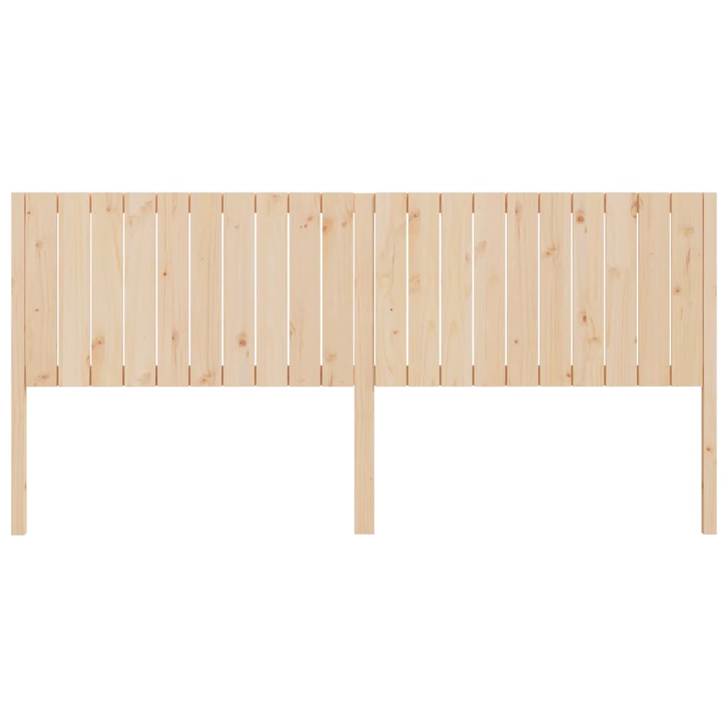 Hoofdbord 205,5X4X00 Cm Massief Grenenhout 1 205.5 x 100 cm Naturel