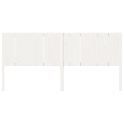 Hoofdbord 205,5X4X00 Cm Massief Grenenhout 205.5 x 100 cm Wit