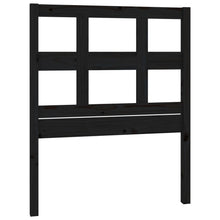 Hoofdbord 95,5X4X00 Cm Massief Grenenhout 95.5 x 100 cm Zwart