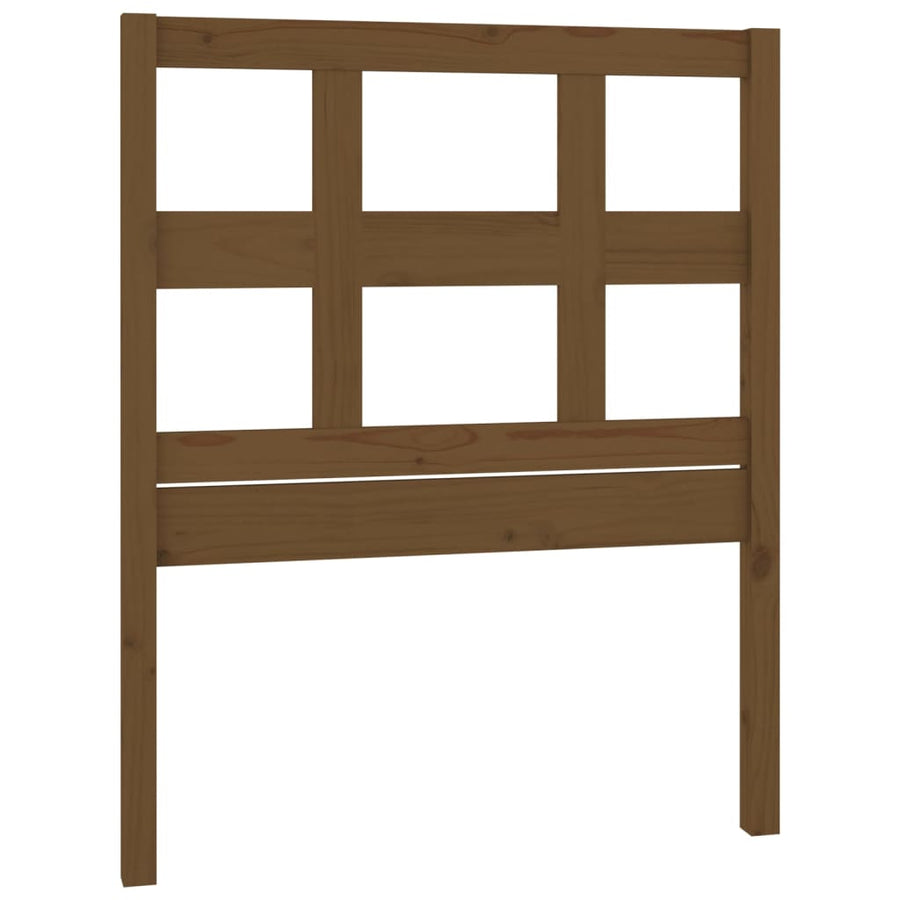 Hoofdbord 05,5X4X00 Cm Massief Grenenhout 105.5 x 100 cm Honingbruin