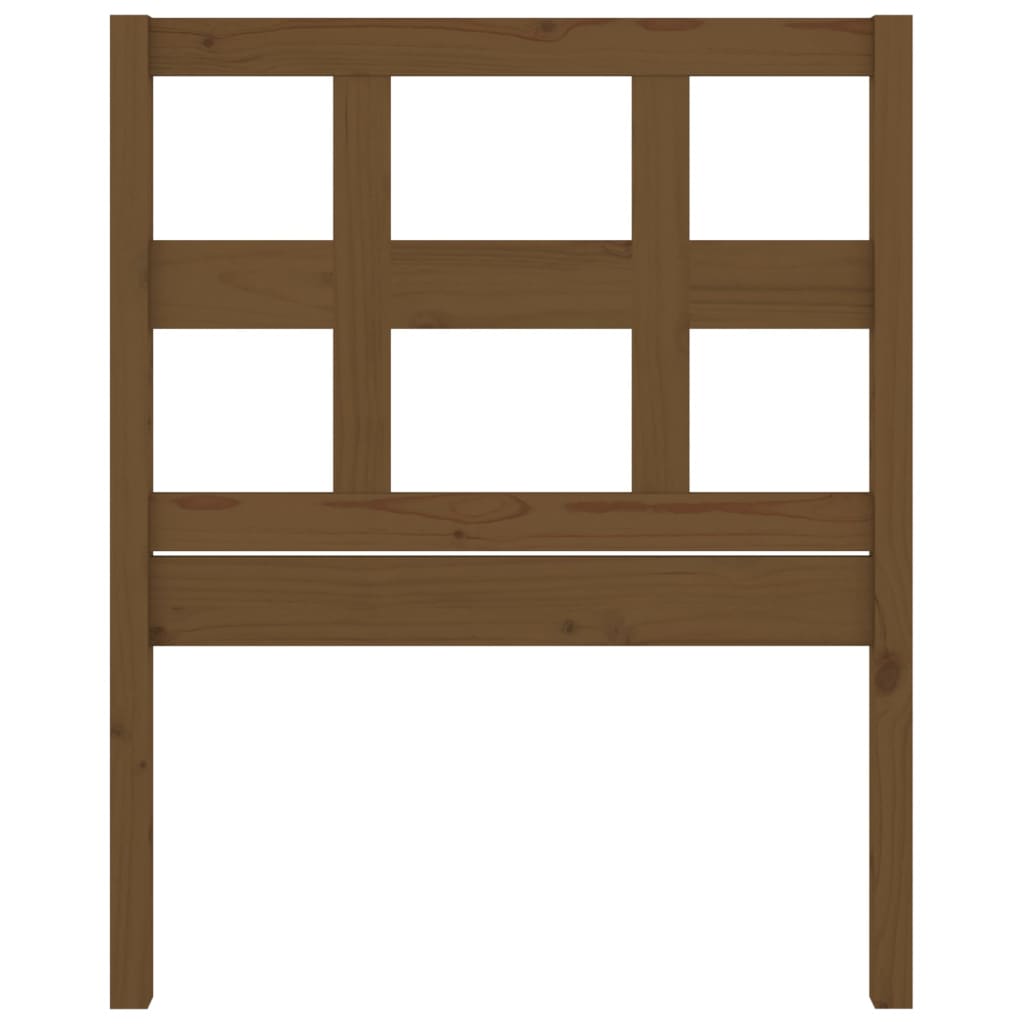 Hoofdbord 05,5X4X00 Cm Massief Grenenhout 105.5 x 100 cm Honingbruin