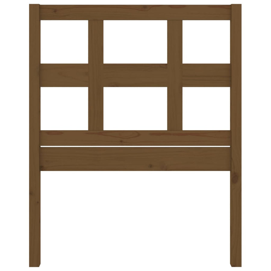 Hoofdbord 05,5X4X00 Cm Massief Grenenhout 105.5 x 100 cm Honingbruin