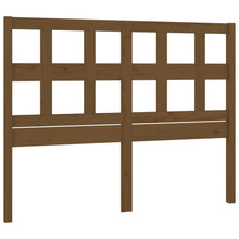 Hoofdbord 25,5X4X00 Cm Massief Grenenhout 125.5 x 100 cm Honingbruin