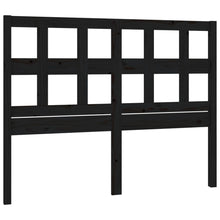 Hoofdbord 85,5X4X00 Cm Massief Grenenhout 185.5 x 100 cm Zwart