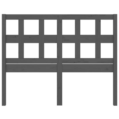 Hoofdbord 205,5X4X00 Cm Massief Grenenhout 205.5 x 100 cm Grijs