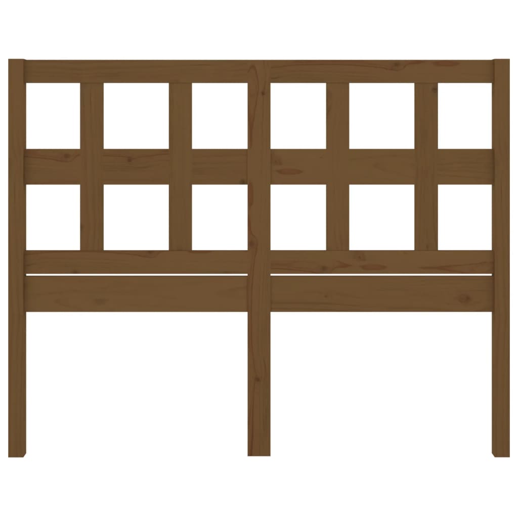 Hoofdbord 205,5X4X00 Cm Massief Grenenhout 205.5 x 100 cm Honingbruin