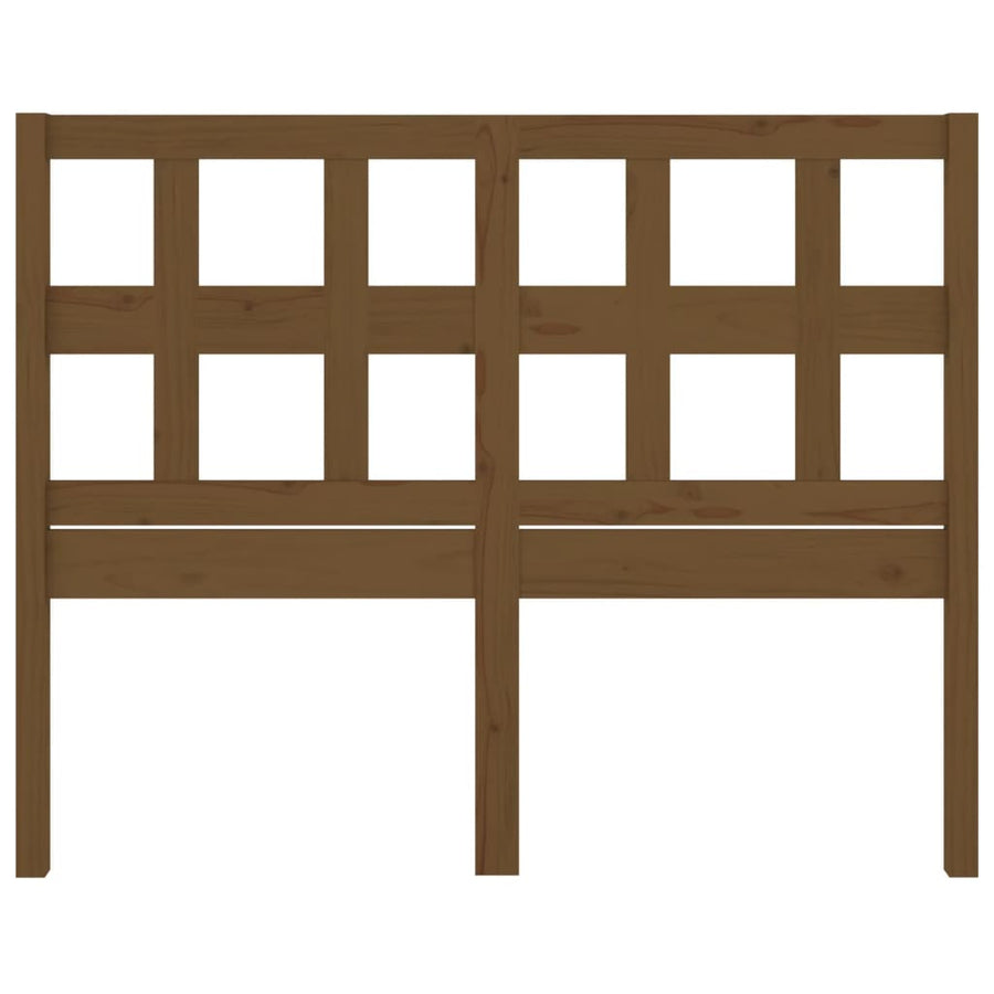 Hoofdbord 205,5X4X00 Cm Massief Grenenhout 205.5 x 100 cm Honingbruin