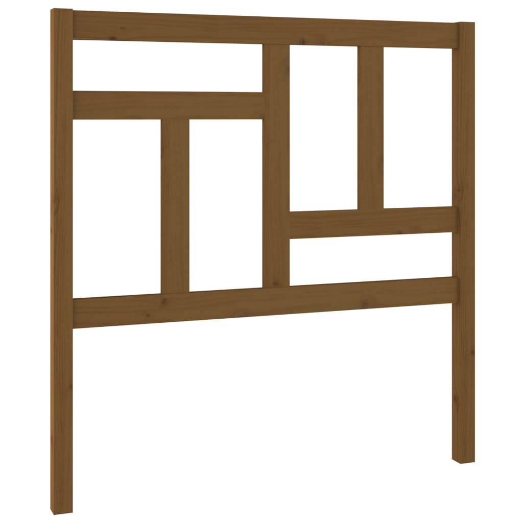 Hoofdbord 80,5X4X00 Cm Massief Grenenhout 80.5 x 100 cm Honingbruin
