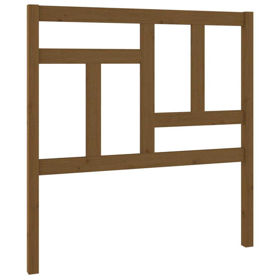 Hoofdbord 80,5X4X00 Cm Massief Grenenhout 80.5 x 100 cm Honingbruin