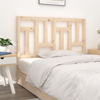 Hoofdbord 45,5X4X00 Cm Massief Grenenhout 145.5 x 100 cm Naturel