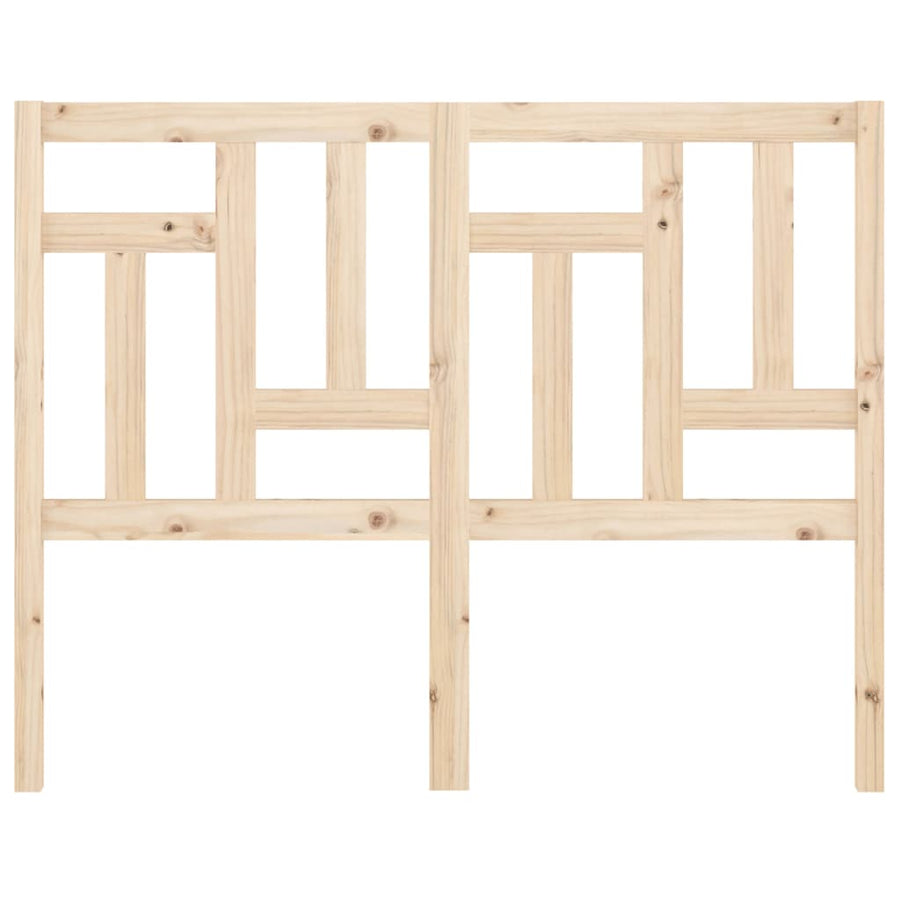 Hoofdbord 45,5X4X00 Cm Massief Grenenhout 145.5 x 100 cm Naturel