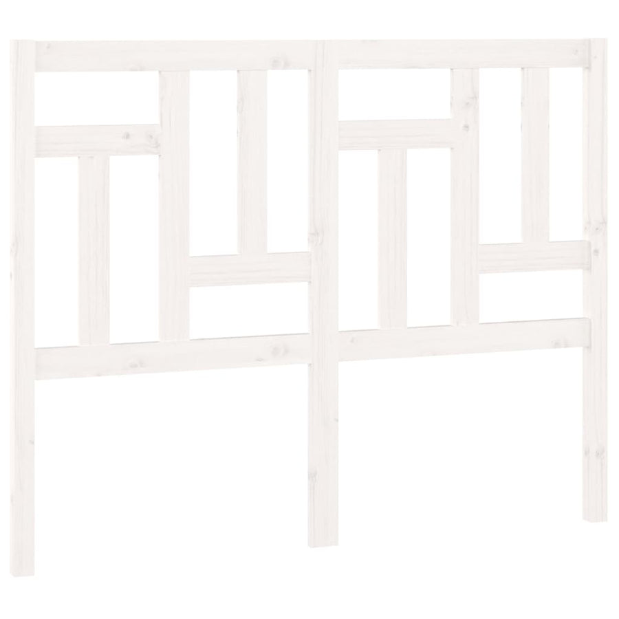 Hoofdbord 45,5X4X00 Cm Massief Grenenhout 145.5 x 100 cm Wit
