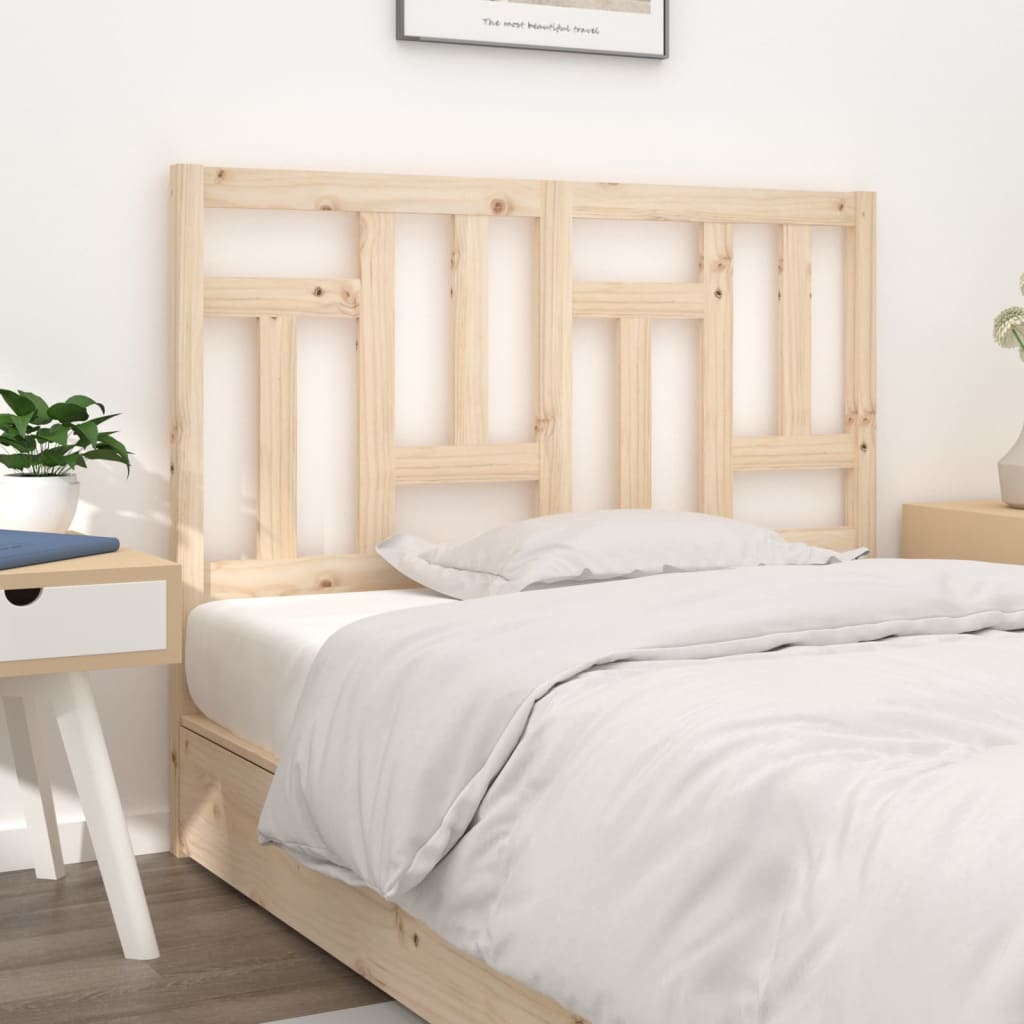 Hoofdbord 65,5X4X00 Cm Massief Grenenhout 165.5 x 100 cm Naturel