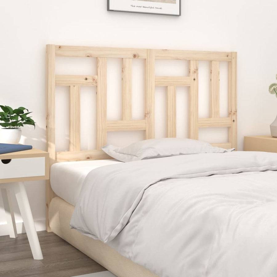 Hoofdbord 65,5X4X00 Cm Massief Grenenhout 165.5 x 100 cm Naturel
