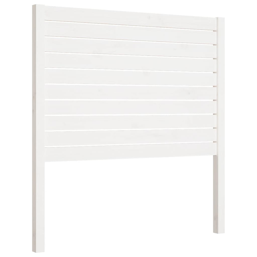 Hoofdbord 8X4X00 Cm Massief Grenenhout 81 x 100 cm Wit